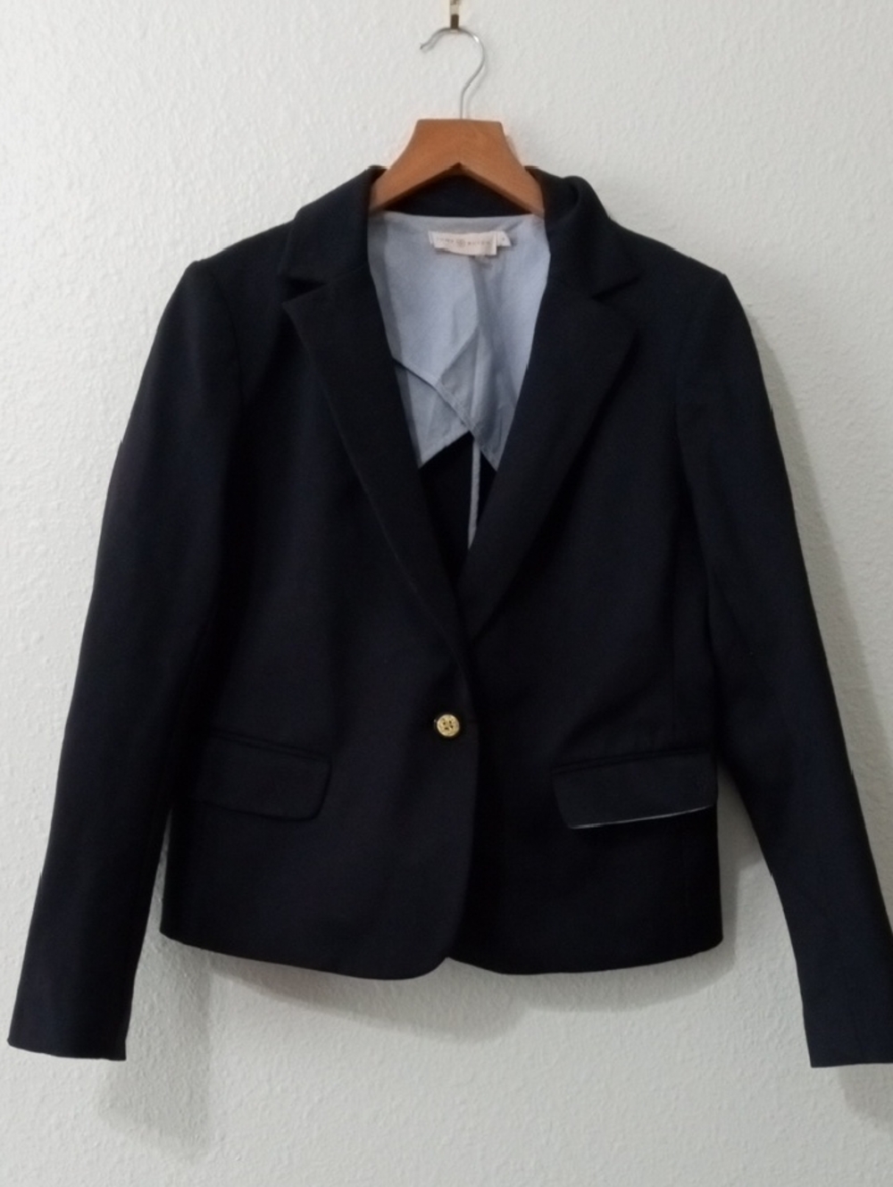 Tory Burch Black Single-Button Blazer